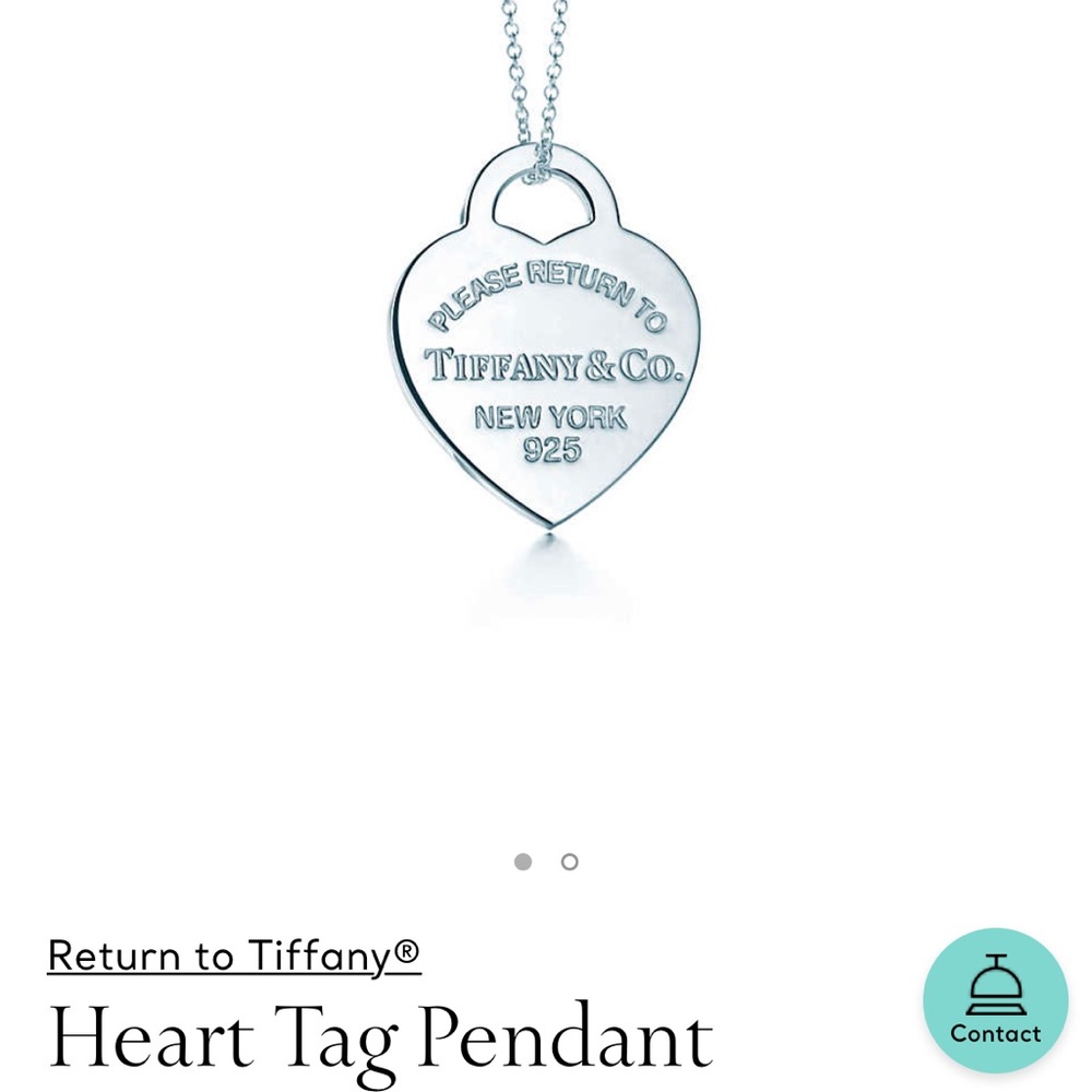 ❌SOLD❌Tiffany & Co. Return Heart Pendant and Chain